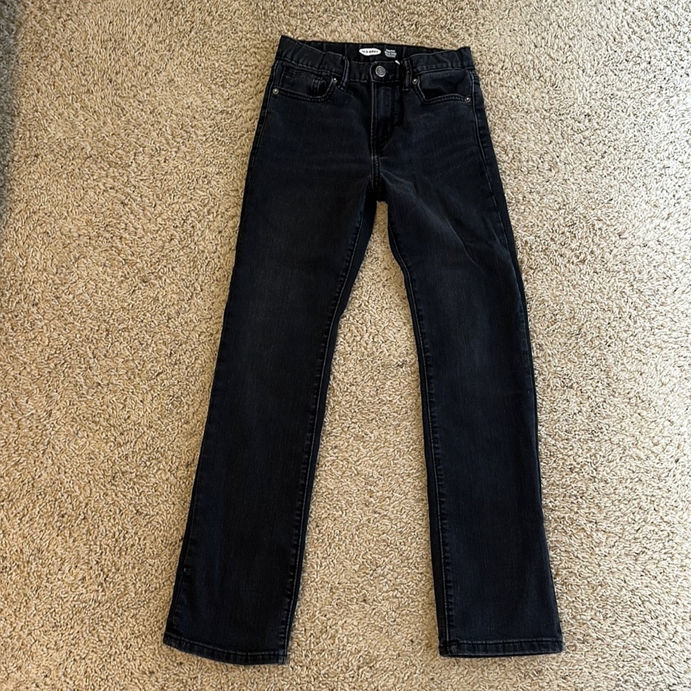 Boys Old Navy jeans, Black, Size 14 Slim,